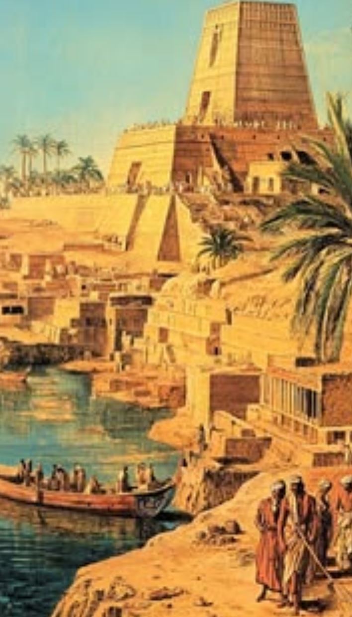Paisaje de la antigua Mesopotamia