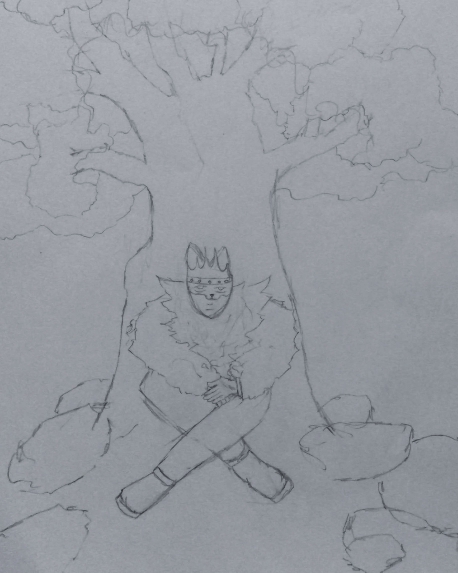 El hombre misterioso entra en trance