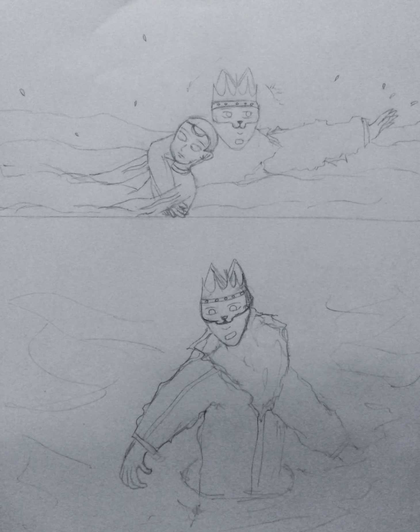 El hombre busca tierra segura