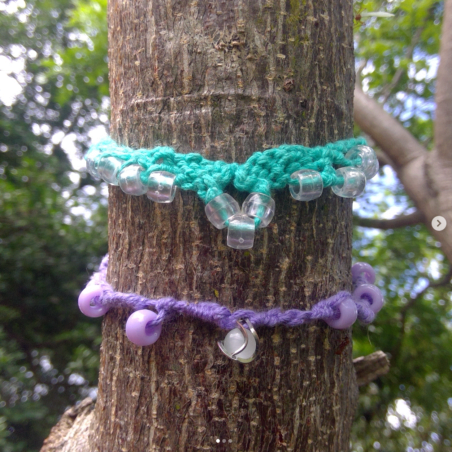 Aretes de macramé artesanal costarricense hechos a mano para accesorios únicos
